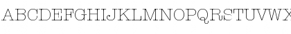 Download AmericanTypewriter LightA Font Uppercase Preview
