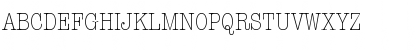 Download AmericanTypewriter LightCondA Font Uppercase Preview