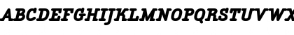 Download AmintaBlackItalic Regular Font Uppercase Preview