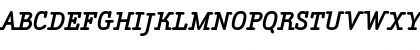 Download AmintaBoldItalic Regular Font Uppercase Preview