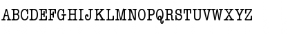 Download AmTypewriterCdMdITCTT Regular Font Uppercase Preview