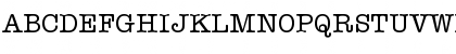 Download AmTypewriterMdITCTT Regular Font Uppercase Preview
