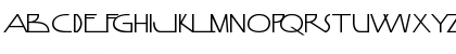 Download Anamorphos Regular Font Uppercase Preview