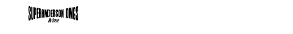 Download Anderson Space1999 Dings Regular Font Uppercase Preview