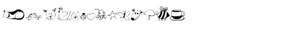 Download Andi's Critters Regular Font Uppercase Preview
