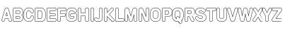 Download AndreasBeckerOutline Bold Font Uppercase Preview