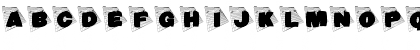 Download BlaxxOnGrid Regular Font Uppercase Preview