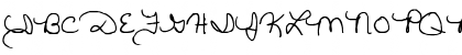 Download Ang Hand Regular Font Uppercase Preview