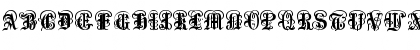 Download AnglicanText Regular Font Uppercase Preview