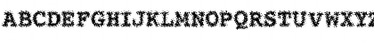 Download Bleary Regular Font Uppercase Preview