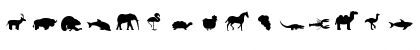 Download Animals Becker Normal Font Uppercase Preview