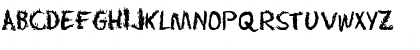Download AnniesJagged Regular Font Uppercase Preview
