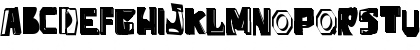 Download Anti-Folk Regular Font Uppercase Preview