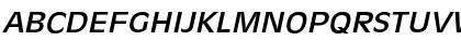 Download Antiqua 101 Wide Italic Font Uppercase Preview