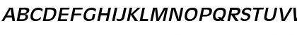 Download Antiqua101Wide Italic Font Uppercase Preview