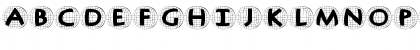 Download AntiquaInGridBalloons Regular Font Uppercase Preview
