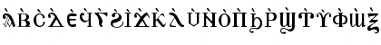 Download AntoniousJ Jencom Font Uppercase Preview