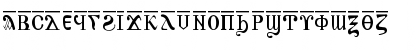 Download AntoniousOL OverLine Thin Regular Font Uppercase Preview