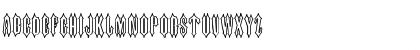 Download Applesauce08Hollow Regular Font Uppercase Preview