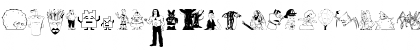 Download aqua teen hunger font (c) adult swim Font Uppercase Preview