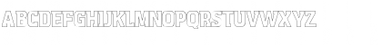 Download AquariusOutline DB Regular Font Uppercase Preview