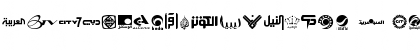 Download Arab TV logos Regular Font Uppercase Preview