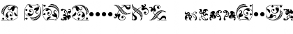 Download Arabesque Ornaments Normal Font Uppercase Preview