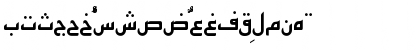 Download Arabic7KufiSSK Regular Font Uppercase Preview