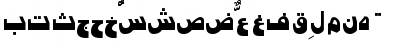 Download Arabic7ModernSSK Regular Font Uppercase Preview