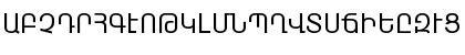 Download ARAGATZ Regular Font Uppercase Preview