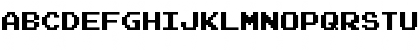 Download Arcadepix Regular Font Uppercase Preview