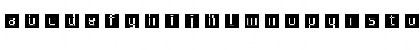 Download ArcheTypoBricksInvers Regular Font Uppercase Preview