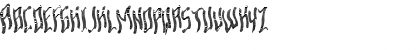 Download Ardour Waved Regular Font Uppercase Preview