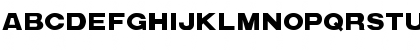 Download ArenaBlackExtended Regular Font Uppercase Preview