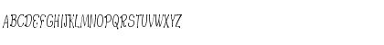 Download ArgentBobSquish Regular Font Uppercase Preview