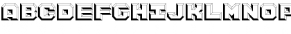 Download ArgentumWhite Regular Font Uppercase Preview