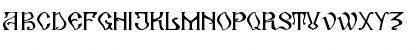 Download Arhaic Romanesc Regular Font Uppercase Preview