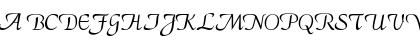 Download Aria Script Ssk Regular Font Uppercase Preview