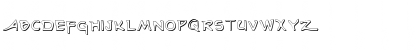 Download Arilon Shadow Regular Font Uppercase Preview