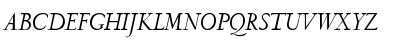 Download ArmandItalic Regular Font Uppercase Preview
