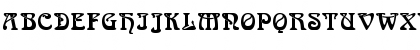 Download Arnold Bocklin MN Regular Font Uppercase Preview