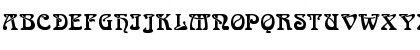 Download ArnoldBoecklin- Regular Font Uppercase Preview