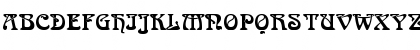 Download ArnoldBoeDEE Regular Font Uppercase Preview