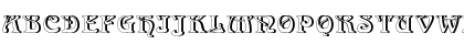 Download ArnoldBoeDRe1 Regular Font Uppercase Preview