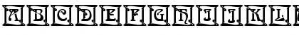 Download ArnoldBoeIniD Regular Font Uppercase Preview