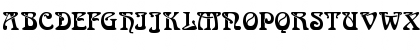 Download ArtDecoSSK Regular Font Uppercase Preview