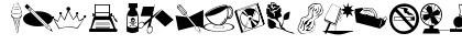 Download ArtsyParts Din1. Regular Font Uppercase Preview