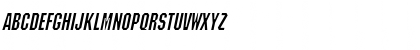 Download Block Condensed Italic Font Uppercase Preview