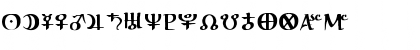 Download AstroGanza Regular Font Uppercase Preview