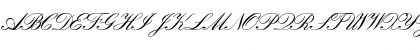 Download ATFlorentineScript Regular Font Uppercase Preview